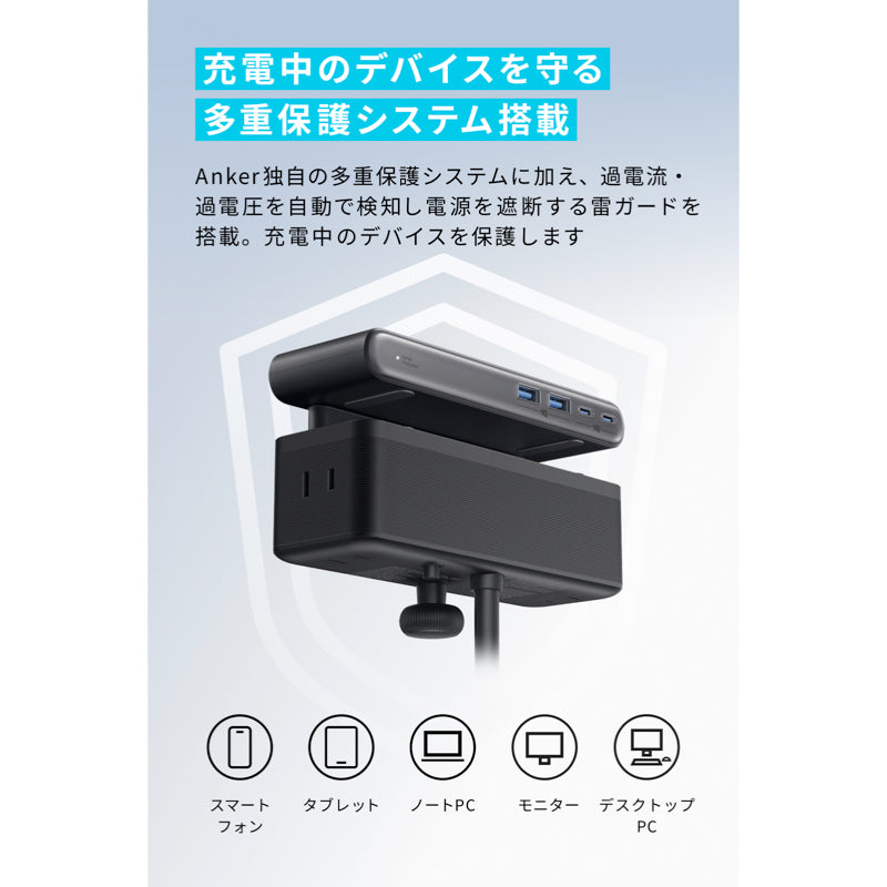 Anker A9196の安全機能を示す公式画像
