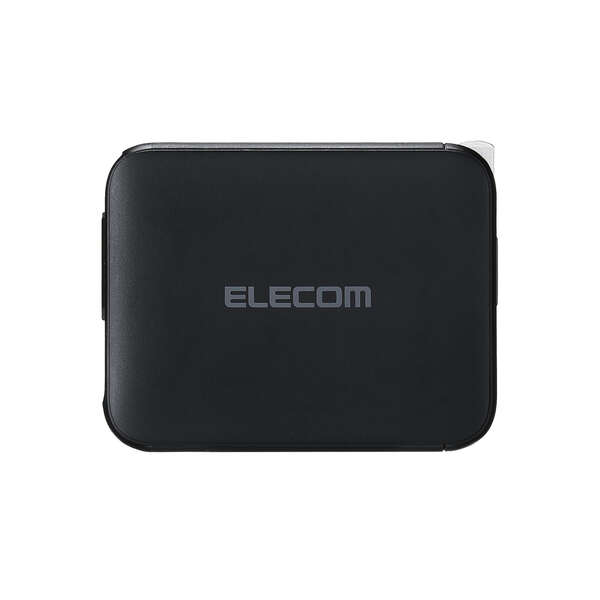 EC-AC12835BKの正面から見たブラック本体
