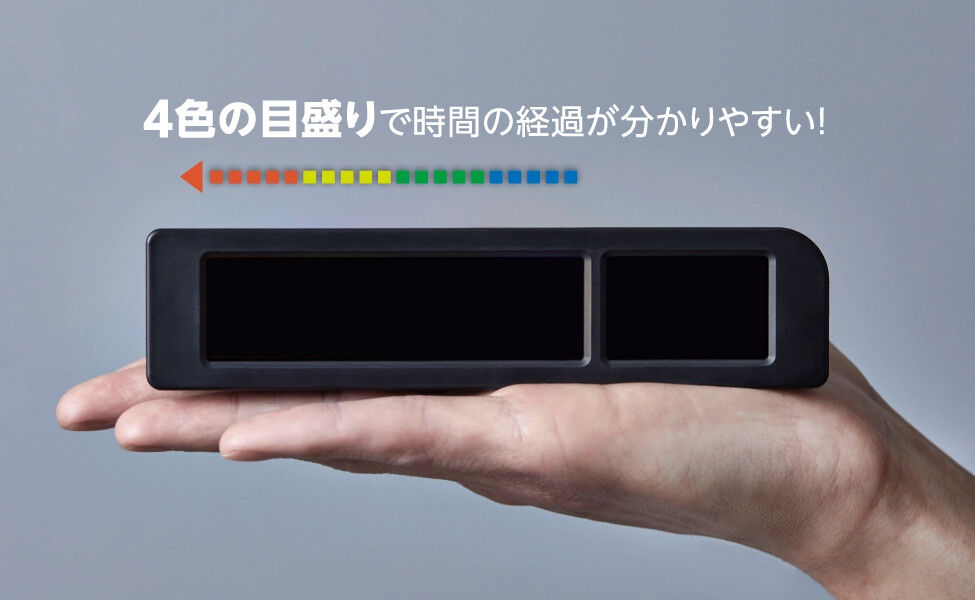 VBT20本体と4色のカラー目盛り
