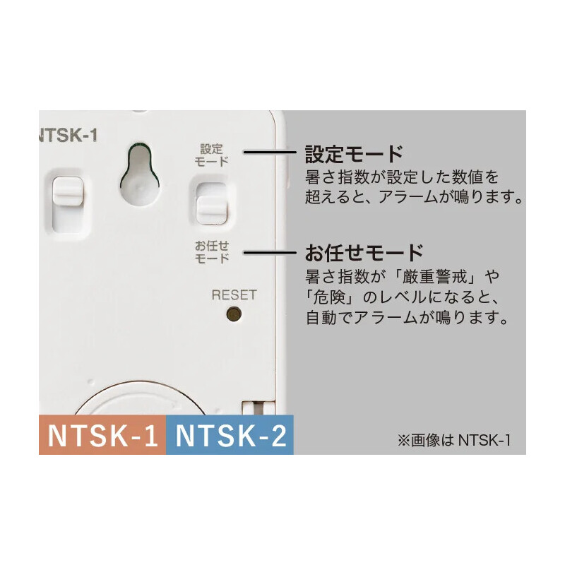 NTSK-1-Wを卓上へ置く利用例