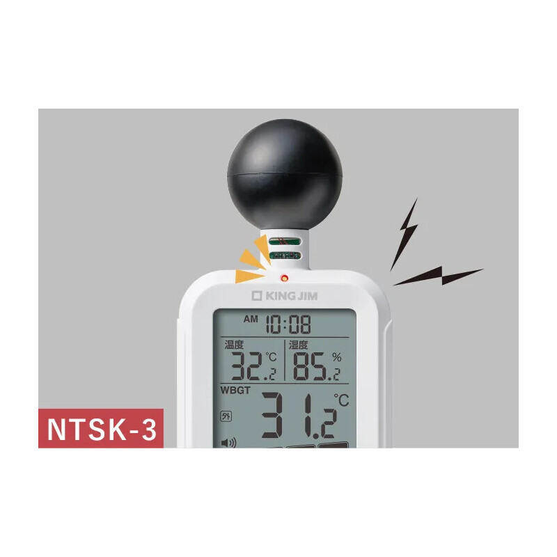 NTSK-1-Wの時計とタイマー表示