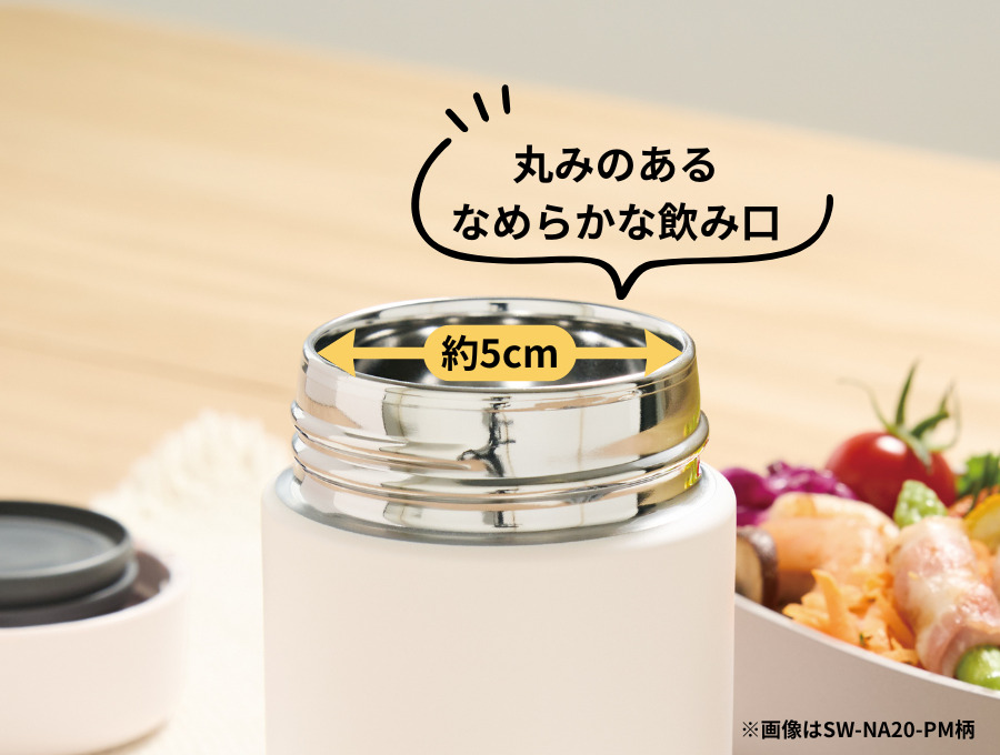 せんとパッキンが一体になったSW-NA20のシームレスせん