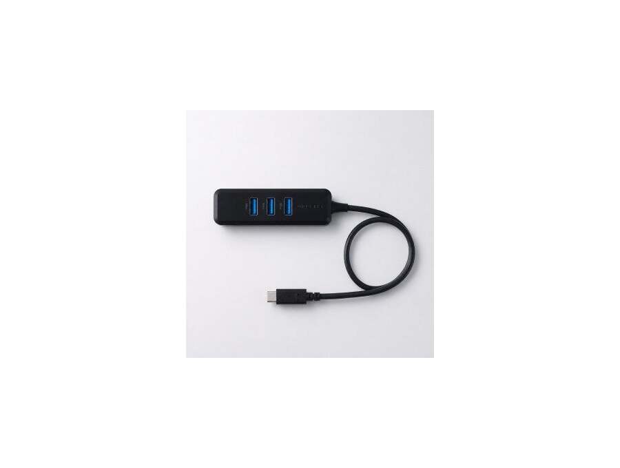 U3HC-T040PBKのUSB-A 3ポートとUSB Type-Cポート