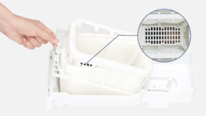 Panasonic ヒーターレス気化式加湿機 FE-KX05D-W