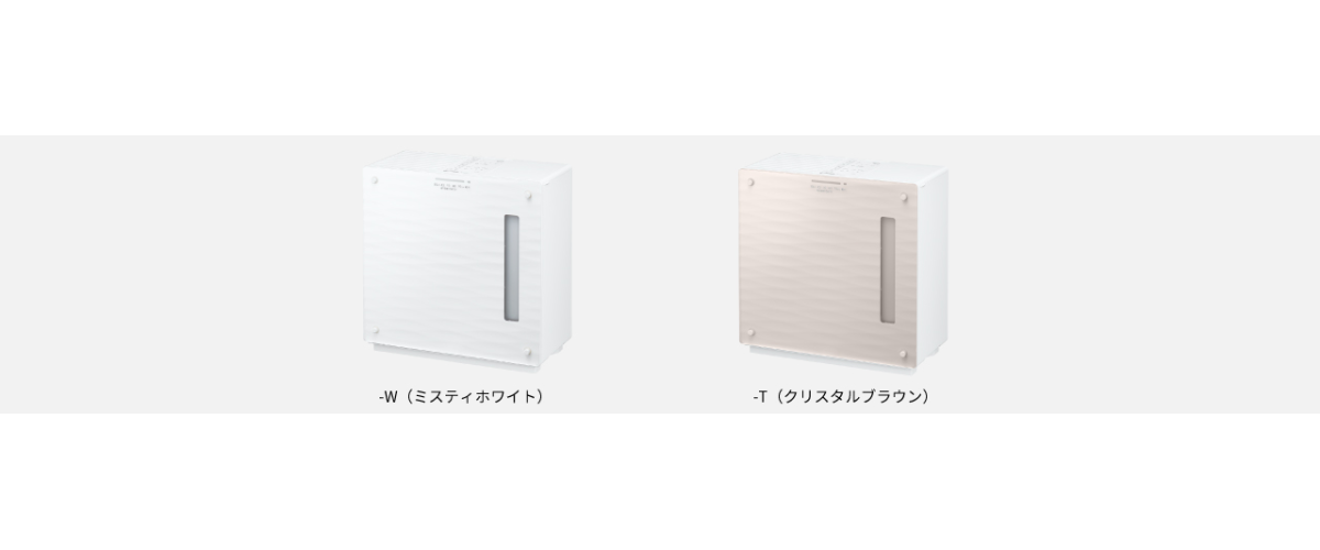 FE-KX05Dの適用床面積と加湿量を示す公式画像