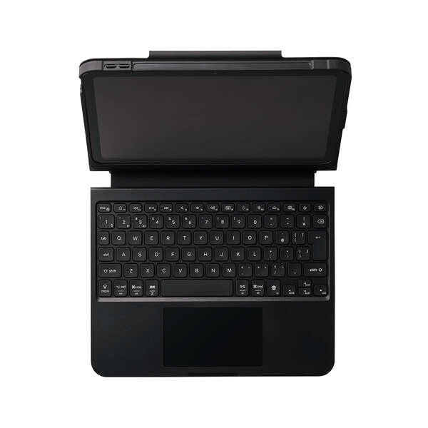 TouchBook SmartにiPadを装着した状態を上方から見た公式写真